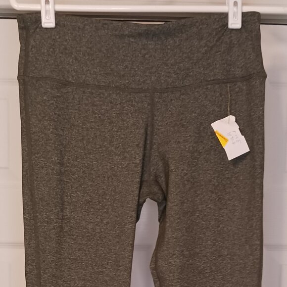 #176 3/$18 - 90 Degrees by Reflex Green Leggings Size Small - Picture 4 of 5